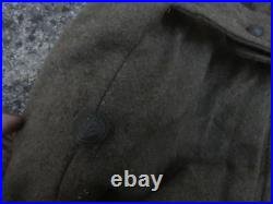 Armée de Vichy 1941 Manteau Kaki Troupe daté 1943 TC Troupe Coloniale