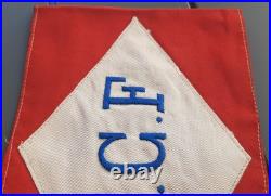 Automobile 1920-1930 Brassard brodé TCF Touring Club de France ORIGINAL ARMBAND