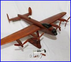 Avro Lancaster R. A. F. Belle Grande Maquette Bois