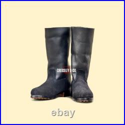 BOTTES ALLEMANDES WW2 REPRO M1939 MARSCHBOOTS AVEC SEMELLE CUIR, fabriquées
