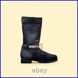 BOTTES ALLEMANDES WW2 REPRO M1939 MARSCHBOOTS AVEC SEMELLE CUIR, fabriquées