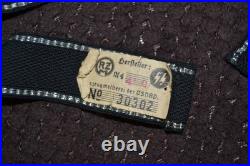 Bande de bras armelband dirlewanger division élite allemand WW2 avec étiquette