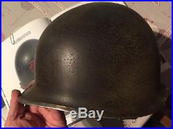 Beau casque us ww2 28th division us ardennes