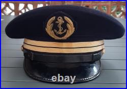 Belle Casquette Marine T57 Enseigne de Vaisseau idéal RFM RBFM Officier 2° DB