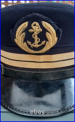 Belle Casquette Marine T57 Enseigne de Vaisseau idéal RFM RBFM Officier 2° DB