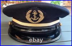 Belle Casquette Officier Fusilier Marin T59 type RFM RBFM 2° DB Marine ORIGINAL
