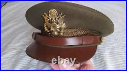 Belle casquette officier US WW2 100% originale