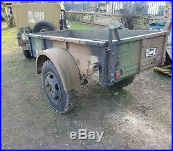 Belle remorque 1 tonne US 1942 caisse bois Ben-Hur Checker Gmc Dodge Jeep 1èreDB