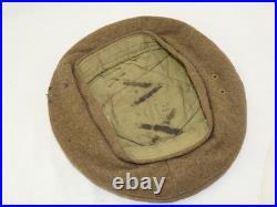 Béret anglais Cap Conforter 1944 terrain ORIGINAL BRITANNIQUE WWII WW2