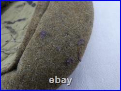 Béret anglais Cap Conforter 1944 terrain ORIGINAL BRITANNIQUE WWII WW2