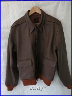 Blouson Pilote A2 cuir Taille 48 US ou 2 XL FR