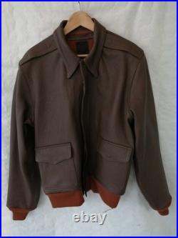 Blouson Pilote A2 cuir Taille 48 US ou 2 XL FR
