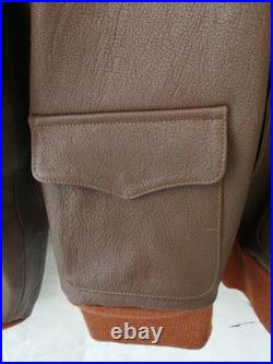 Blouson Pilote A2 cuir Taille 48 US ou 2 XL FR