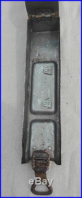 Boite MG allemande, camouflée sable, 1939, zug, HK, WWII, 39-45, inscriptions. A527