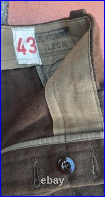 Bon Sarouel CSPLE Sahara Pantalon Légion Etrangère Drap de Laine / Spahis T40