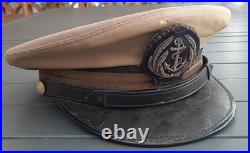 Bonne casquette BANCROFT Officier de Marine France Lt de Vaisseau ORIGINALE