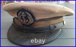 Bonne casquette BANCROFT Officier de Marine France Lt de Vaisseau ORIGINALE
