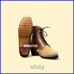 Bottes Basses Allemandes M37 Texled Ww2 Bottes De Marche Avec Semelle Hobna
