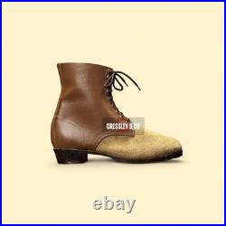 Bottes Basses Allemandes M37 Texled Ww2 Bottes De Marche Avec Semelle Hobna