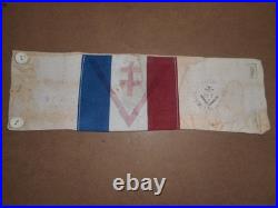 Brassard Ffi 1944 Avec Marquage Force Francaise De Liberation