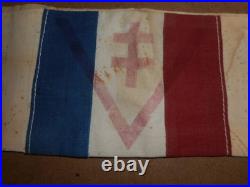 Brassard Ffi 1944 Avec Marquage Force Francaise De Liberation