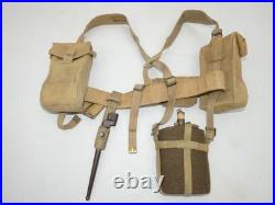 Brelage anglais / canadien ORIGINAL BRITANNIQUE CANADIAN ARMY WWII WW2