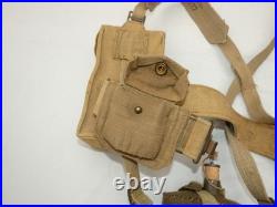 Brelage anglais / canadien ORIGINAL BRITANNIQUE CANADIAN ARMY WWII WW2