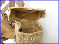 Brelage anglais / canadien ORIGINAL BRITANNIQUE CANADIAN ARMY WWII WW2