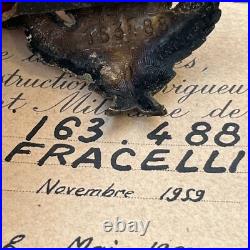 Brevet et insigne parachutiste français 1959 Guerre d Algérie d'un Pied-noir