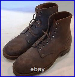 Brodequins Cloutés Armée Française Mle 1941 ou 45 Chaussures cuir ORIGINAL 1950