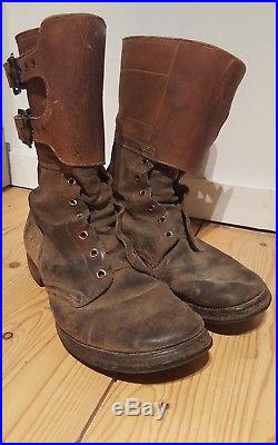 Brodequins us ww2 buckle boots 1943