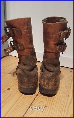 Brodequins us ww2 buckle boots 1943