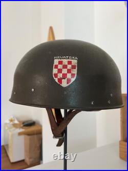 CASQUE TAP Suisse reused by croatian army rare
