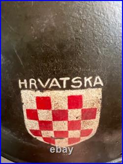 CASQUE TAP Suisse reused by croatian army rare