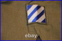 CHEMISE AMERICAINE Mle 1937-DEBARQUEMENT NORMANDIE-LIBERATION PROVENCE-3°US DIV