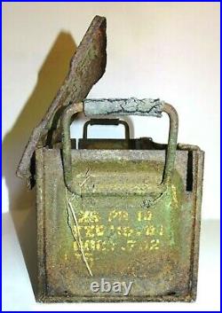 Caisse De Munitions Anglaise P59 Ww2 Vide British Army Ww2 Ammo Empty Box