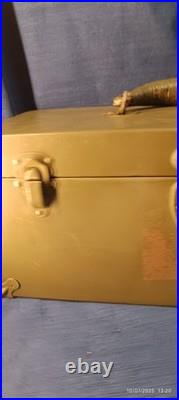 Caisse à outils armée US type M6 Chest Steel 2nde Guerre Mondiale