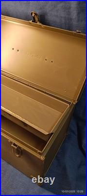 Caisse à outils armée US type M6 Chest Steel 2nde Guerre Mondiale