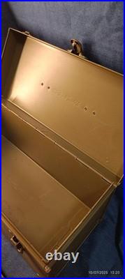 Caisse à outils armée US type M6 Chest Steel 2nde Guerre Mondiale