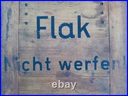 Caisse allemande F. A. Z. 52 8,8 cm Brand-Schrapnellgranate Vosges Munitionskiste