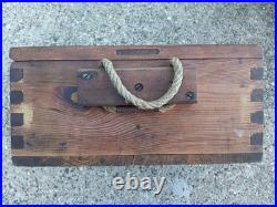 Caisse allemande F. A. Z. 52 8,8 cm Brand-Schrapnellgranate Vosges Munitionskiste