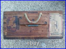 Caisse allemande F. A. Z. 52 8,8 cm Brand-Schrapnellgranate Vosges Munitionskiste