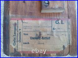 Caisse allemande F. A. Z. 52 8,8 cm Brand-Schrapnellgranate Vosges Munitionskiste