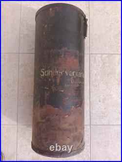 Caisse allemande Sondervorkartusche 28 cm kurze Bruno Normandie Munitionskiste
