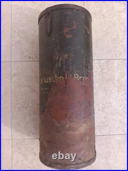 Caisse allemande Sondervorkartusche 28 cm kurze Bruno Normandie Munitionskiste