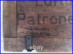 Caisse allemande Sturmgewehr Pistolenpatrone 43 Nordwind Munitionskiste