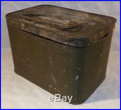 Caisse en métal pour cartons de cartouches Cal 45 pour M1911 US WW2 USA