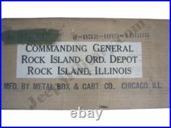 Caisse outillage 1942 M5 D28243 US mitrailleuse Browning M-1919 M2 Us Ww2 Jeep