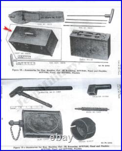 Caisse outillage 1942 M5 D28243 US mitrailleuse Browning M-1919 M2 Us Ww2 Jeep