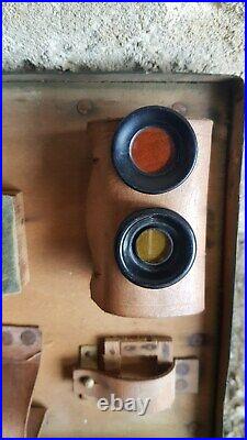 Caisse pour binoculaires ciseaux WH. WW2. S. F. 14. Z. Optiques, jumelles